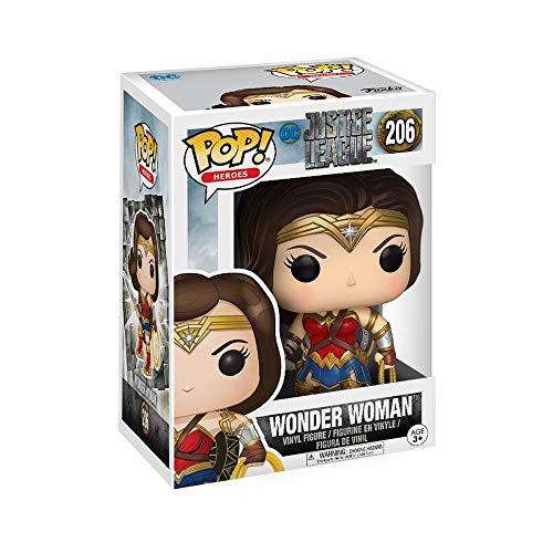 Funko - Pop! Vinilo Colección Liga de la Justicia - Figura Wonder Woman (13708)