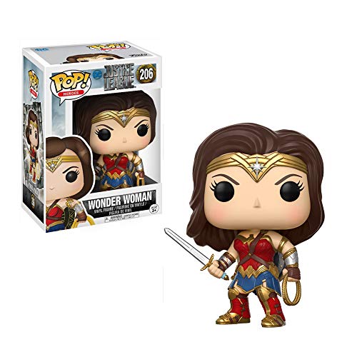 Funko - Pop! Vinilo Colección Liga de la Justicia - Figura Wonder Woman (13708)