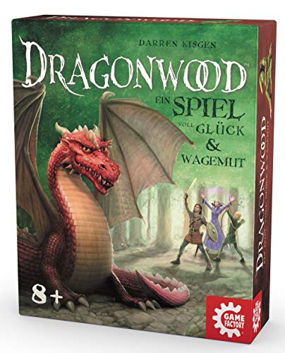 Game Factory 646213 Dragonwood - Juego de Cartas para Amigos y Familia, para niños de 8 años
