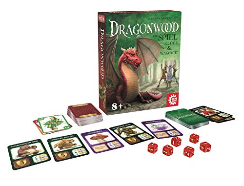 Game Factory 646213 Dragonwood - Juego de Cartas para Amigos y Familia, para niños de 8 años