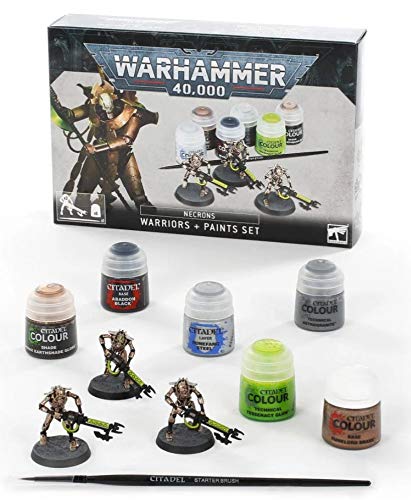 Games Workshop Warhammer 40,000 - Necron Warriors and Paint Set