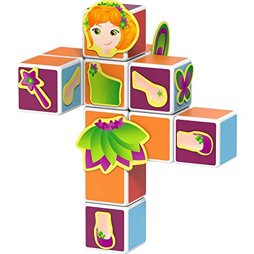 Geomag- Magicube Princess, Cubos magnéticos, Multicolor (143)