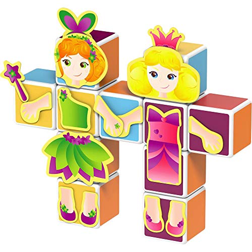 Geomag- Magicube Princess, Cubos magnéticos, Multicolor (143)