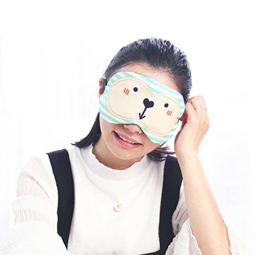 Gespout 1PCS Sueño Máscara PPara los Ojos Alivio del Sueño Fatiga Ocular Sombreado Gafas de Dibujos Animados Lindo para Los Niños Protección para Los Ojos