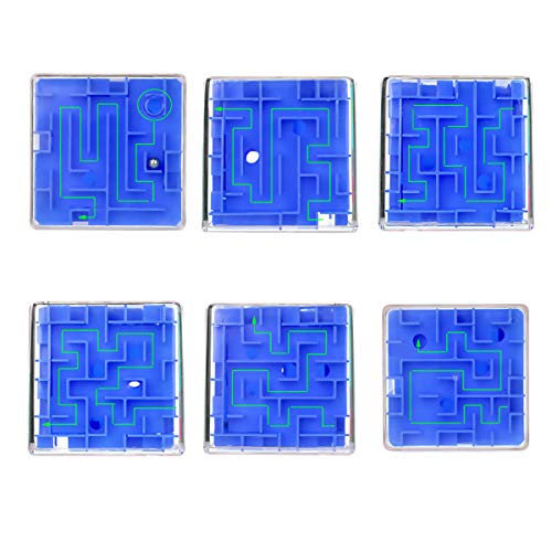 Ggdoo Laberinto 3D Puzzle Cube Laberinto del balanceo de Bolas Juguetes Puzzle Juego para el Entrenamiento Ingenio y Alivio de tensión Laberinto 3D Cubo mágico
