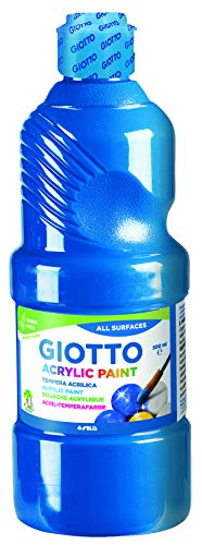 Giotto-533715 Farbe, 500 ml, Témpera, Color Azul Cyan (533715)