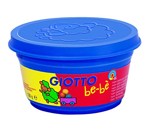 Giotto be-bè- Pack de 3 pastas para jugar, Color verde oliva, azul marino y blanco (Fila Hispania 462503)