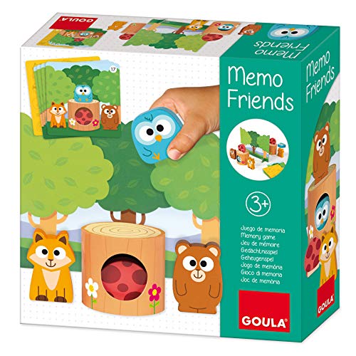 Goula- Memo Friends - Juego de mesa preescolar a partir de 3 años
