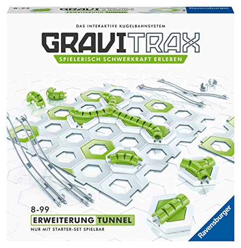 GraviTrax- Circuito – Expansión túnel, Color carbón (Ravensburger 27614)