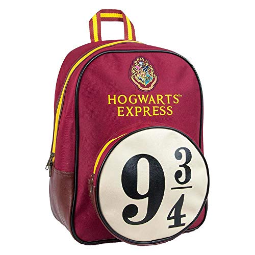 Groovy - Harry Potter Hogwarts Express - Mochila, con diseño 9 & 3/4, Color Rojo, tamaño Mediano