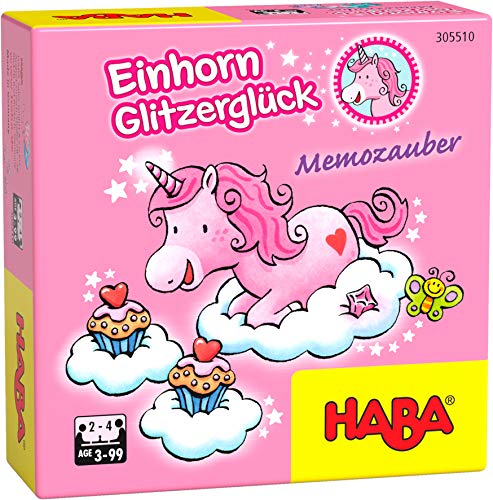 HABA 305510 Unicorn Glitterluck mágico a Juego, Color