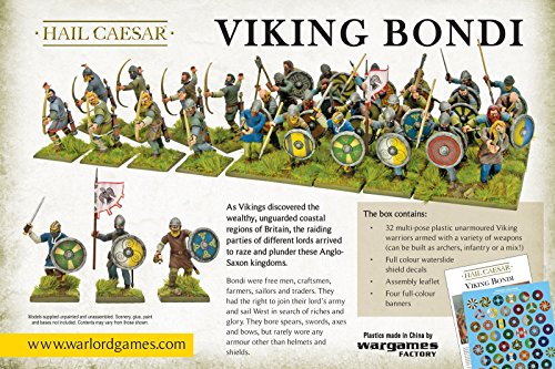 Hail Caesar Warlord Games, Viking Bondi - Miniaturas Wargaming