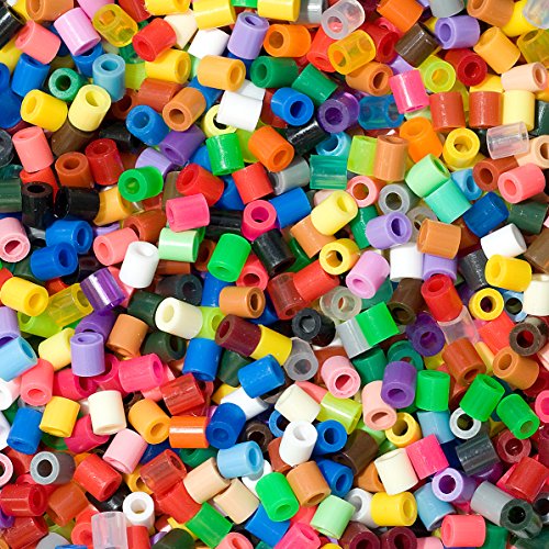 Hama 205-68 - Perlas de planchar (tamaño mediano, aprox. 6000 unidades en 52 colores diferentes, multicolor. , color/modelo surtido