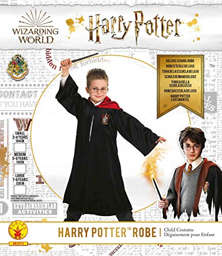 Harry Potter - Disfraz Deluxe infantil Unisex, Talla S 3-4 años (Rubies 883574-S)