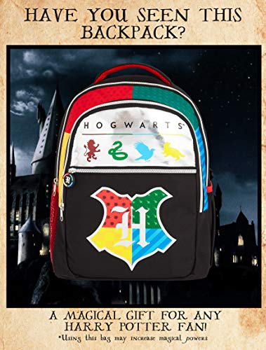 Harry Potter Mochilas Escolares, Material Escolar para Niños, Mochila Infantil Hogwarts para Colegio Viajes, Harry Potter Merchandising Regalos para Niños Niñas y Adolescentes