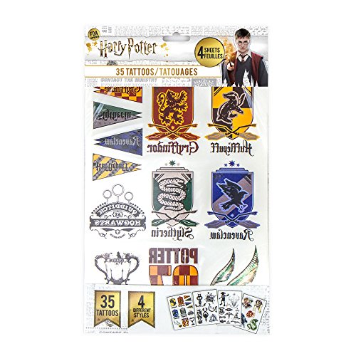 Harry Potter - Tatuajes (Temporales) - Set de 35 Estilos - Cinereplicas