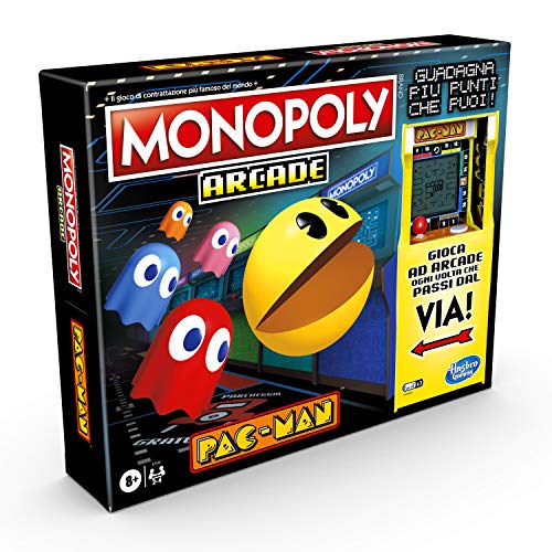 Hasbro Gaming Monopoly Arcade Pac-Man Juego en Caja para niños a Partir de 8 años