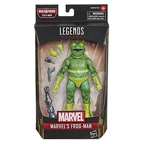 Hasbro Marvel Legends Series Spider-Man - Figura Coleccionable de Frog-Man de 15 cm - para niños de 4 años en adelante