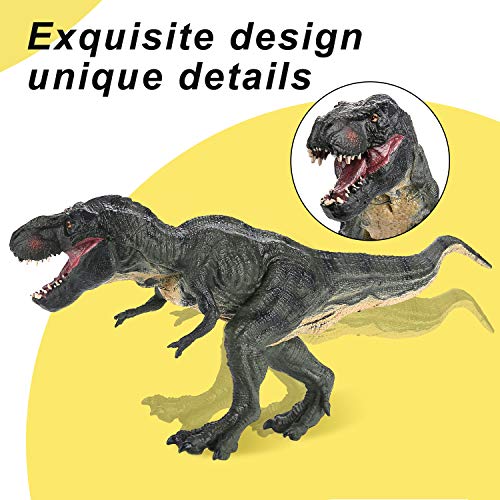 Hautton Juguete Figura de Tyrannosaurus Rex Dinosaurio, Modelo Juguete Dinosaurio de Diseño Realista, Jueguo Educativo de Réplica de Vida Prehistórica para Niños Coleccionistas