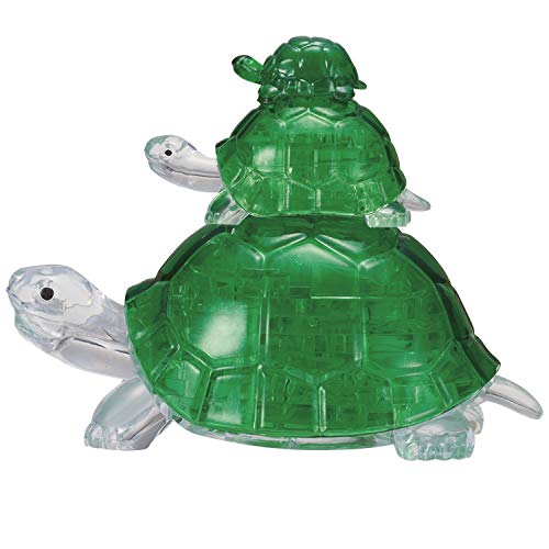 HCM Kinzel 59185 3D Crystal Puzzle Tortugas Tortugas Tortugas Multicolor