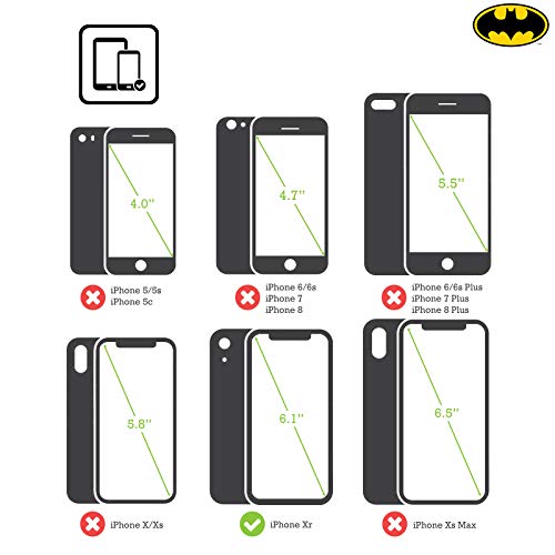 Head Case Designs Oficial Batman DC Comics El Caballero Oscuro regresa Fundas de cómics Famosas Carcasa híbrida Compatible con Apple iPhone XR