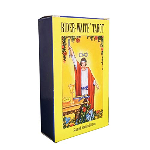HEHEERHUO El Destino clásico de adivinación Card-Radiante Tarot Rider Waite (Gratis Regalos; manteles de Tarot y Bolsas De Almacenamiento)