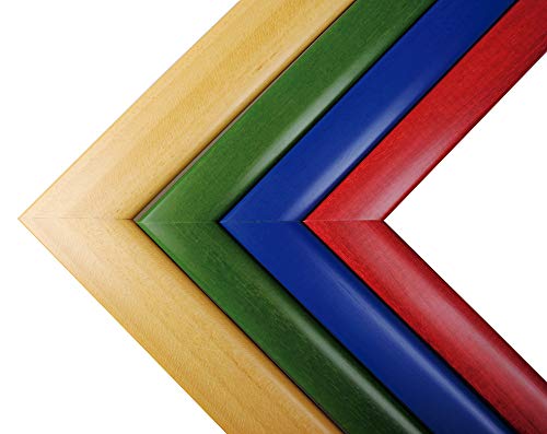 HenBea- Espejo infantil acrílico con marco de madera, Color verde, 120x50 cm (755/B3)