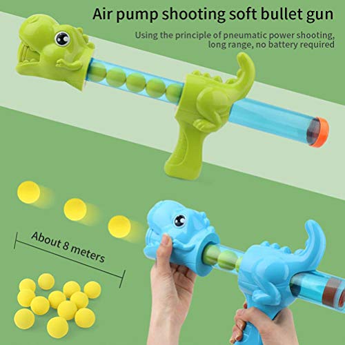 Hinder Juguetes de tiro de dinosaurio para niños, juguete de batalla de disparo, juguetes electrónicos interactivos, regalo para niños y niñas
