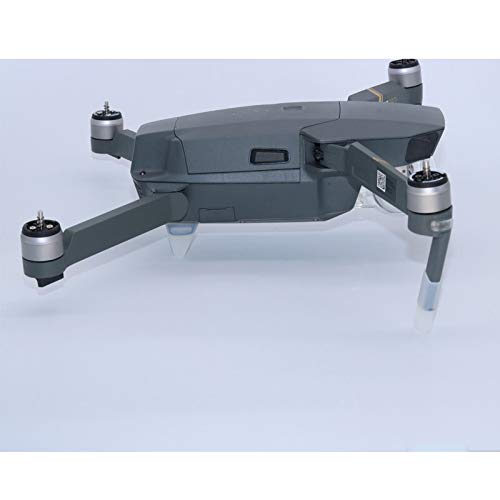 HongYi Tren de aterrizaje de ultraligeros Extender la absorción de choque piernas aumentadas de silicona for DJI Mavic Pro Accesorios de aviones no tripulados Tren de aterrizaje Kit ( Color : White )