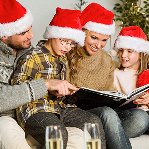 Hot Sauce Addict - Gorro unisex de Papá Noel, cómodo, color rojo y blanco, de terciopelo para fiesta de Navidad