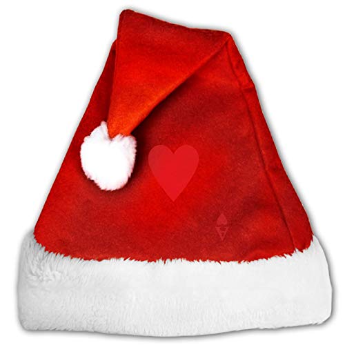 Hot Sauce Addict - Gorro unisex de Papá Noel, cómodo, color rojo y blanco, de terciopelo para fiesta de Navidad