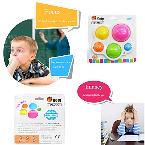 HYwot Baby Essentials Dimpl Juguetes Bebé Mejor Aprendizaje Aprendizaje Fat Toys Toys Baby Toys Regalos Edades 1~3 Años De Edad, Infantes Y Niños Pequeños, Tablero Entrenamiento Concentración,1pc