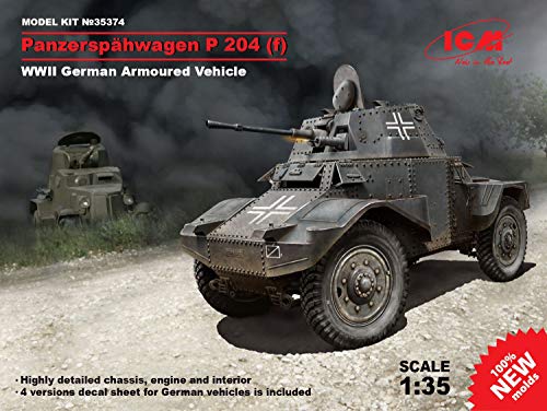 ICM 1/35 Panzer 035374 II Direct-Action vehículo de reconocimiento P204 Kit de plástico Modelo