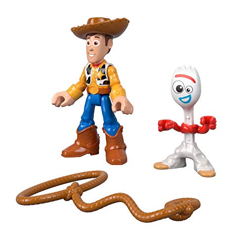 Imaginext - Disney Toy Story 4 Pack Aventuras Figuras Woody y Forky, Juguetes Niños +3 Años (Mattel GBG90)