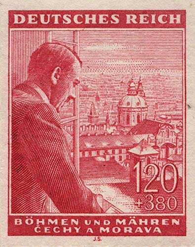 IMPACTO COLECCIONABLES Monedas Antiguas, 4 Monedas + 2 Sellos del Protectorado de Bohemia y Moravia, Segunda Guerra Mundial 1939-1945
