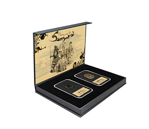 IMPACTO COLECCIONABLES Monedas Antiguas - Colección de 2 Monedas y un Billete de los Samurais