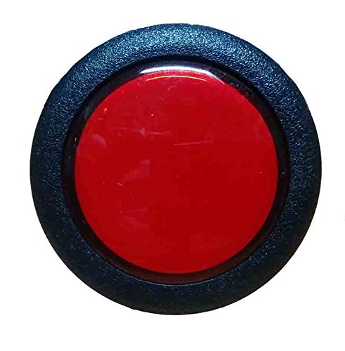 Industrias Lorenzo Pulsador Circular Rojo para maquinas + Micro
