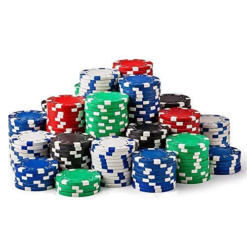 INHEMI Profesional Juego Set de Poker, 100 Fichas de Póquer
