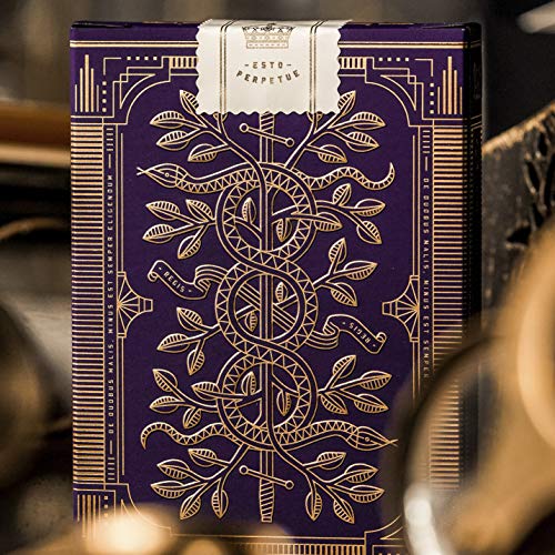 Invisible Deck Monarchs Playing Cards (Purple) by Theory11