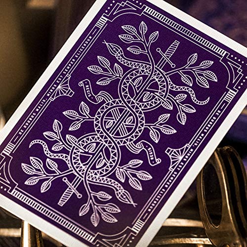 Invisible Deck Monarchs Playing Cards (Purple) by Theory11
