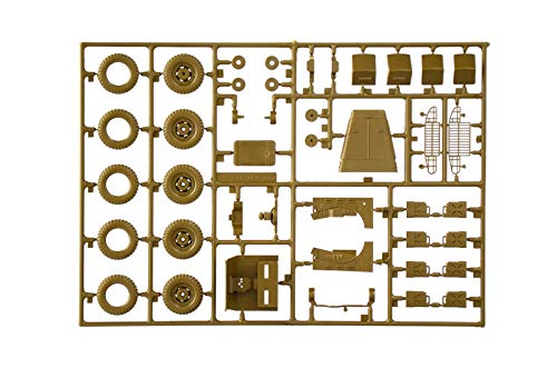 ITALERI 6555S – 1:35 M6 Anti-Tank Dodge, maqueta, maqueta, construcción de Modelos, Manualidades, aficiones, Pegado, Montaje de plástico, detallado