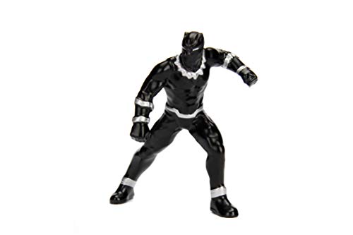 Jada Toys 99723bk LYKAN HYPER SPORT - Coche en miniatura con figura Black Panther, 1/24 DIE CAST Marvel, Negro