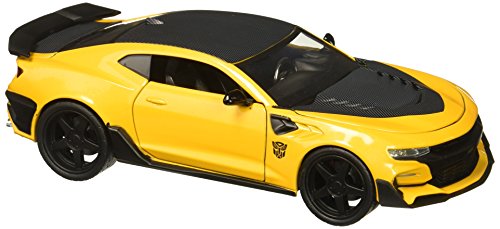 Jada Toys- Camaro-Transformers 5 Bumblebee-Escala 1/24, 98399, Amarillo y Negro