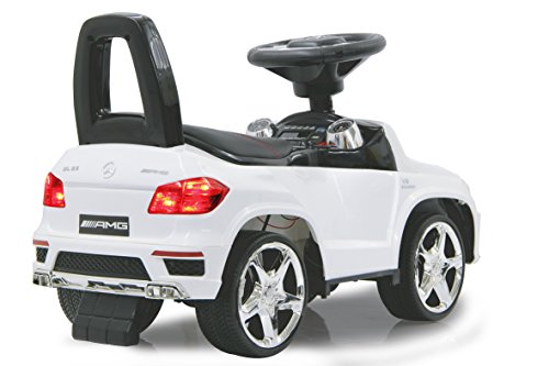 Jamara 460241 - Coche de juguete Mercedes-Benz GL 63 AMG, blanco, 67 x 30.5 x 27.5 cm