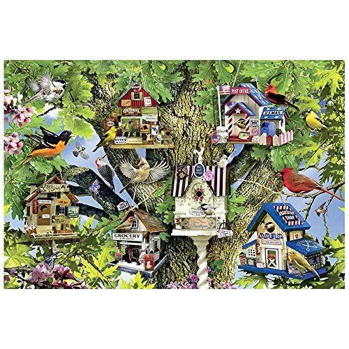 JCCOZ-URG Serie Mascota Jigsaw Puzzle de Madera - Bird civilización - de Grande 300/500/1000 Piezas for Adultos descompresión niños Juguetes educativos decoración del hogar