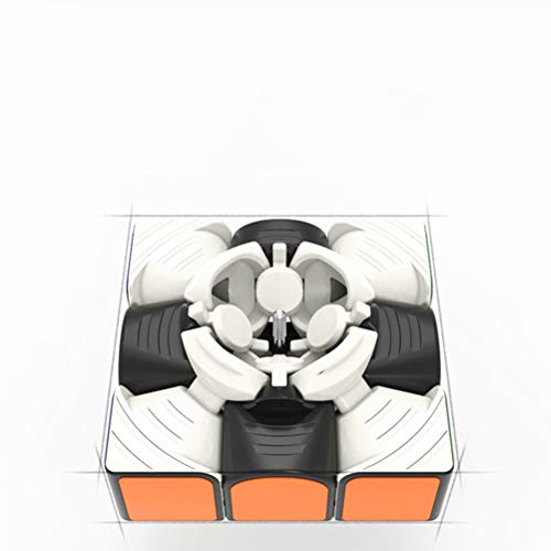 JIARUN 3x3 Speed ​​Cube, Racing Profesional Cubo magnético Magic Magic, Juguetes educativos para niños, equipados con imanes de Repuesto, Herramientas de depuración