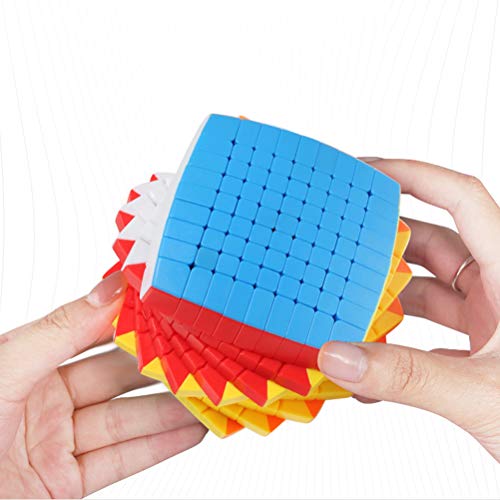 JIARUN 9x9 9x9x9 Cubo mágico Profesional, Colorido y Suave Cubo de Velocidad de Alta Gama, Juguetes educativos para niños, Rompecabezas 3D