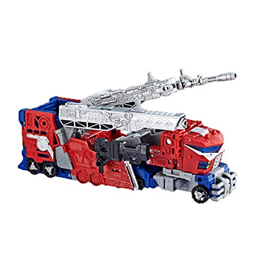 JINTD Optimus Prime Kids Galactic Power Transformación Robot Figura Figura Siege Series Juguetes De Aleación como Regalo para Niños Y Niñas
