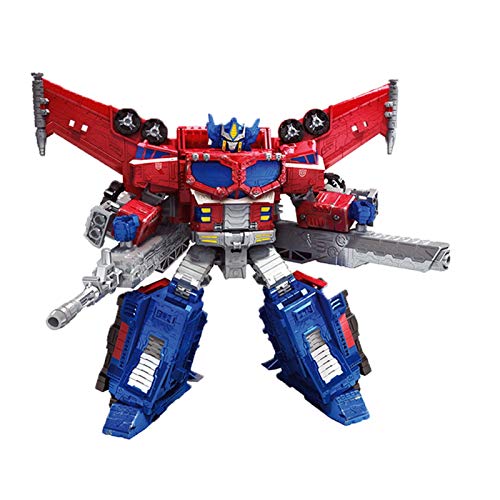 JINTD Optimus Prime Kids Galactic Power Transformación Robot Figura Figura Siege Series Juguetes De Aleación como Regalo para Niños Y Niñas