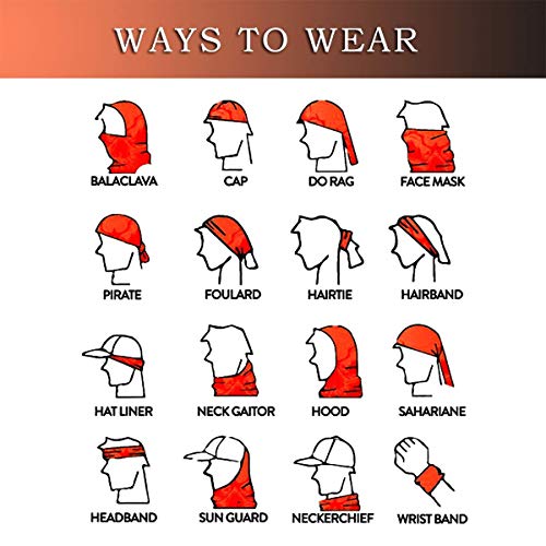 Jirafa con un Sombrero de Navidad Mascarilla elástica, Polainas de Cuello para Hombres y Mujeres, Bufanda mágica